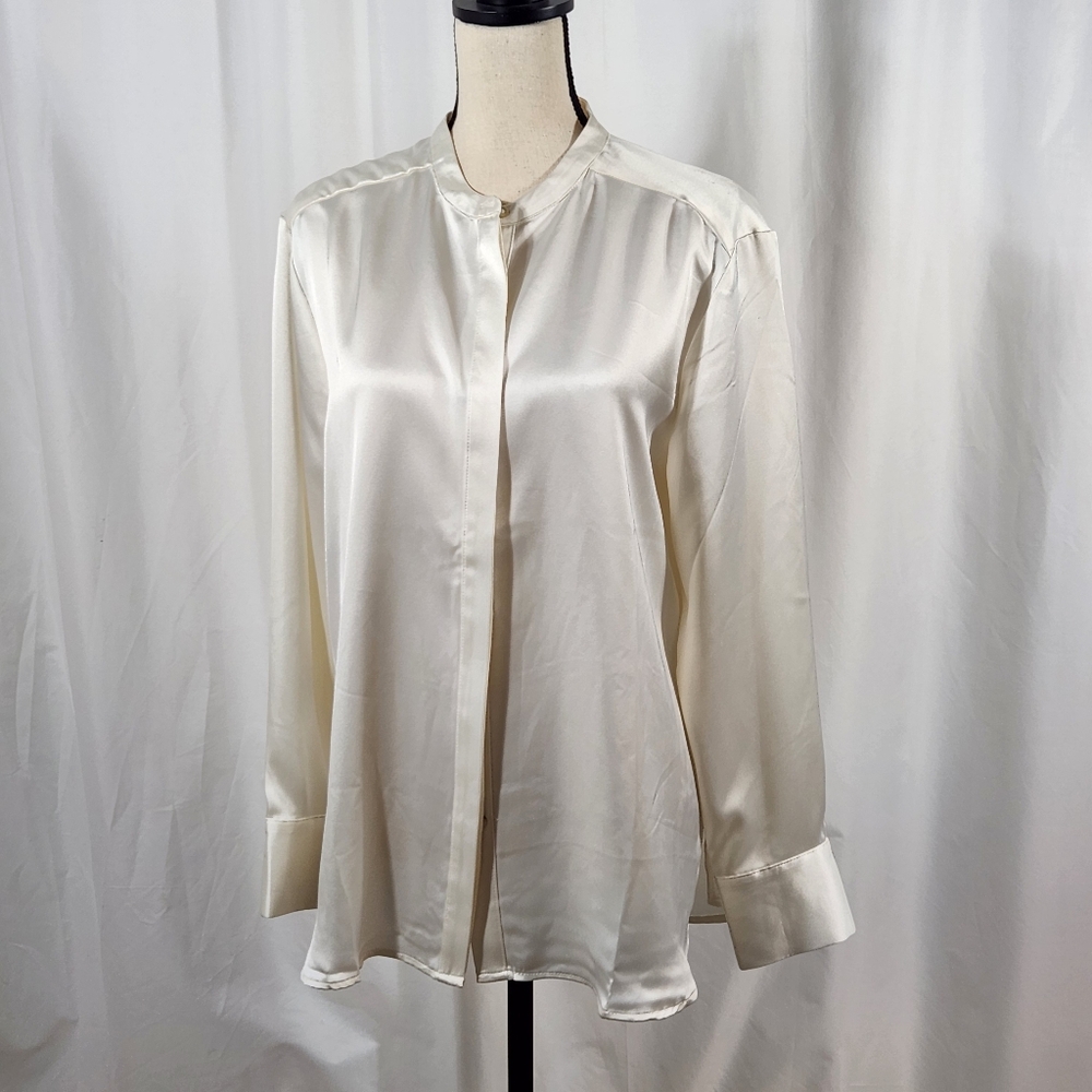 NWT Rachel Zoe Cream Women's Blouse Size L